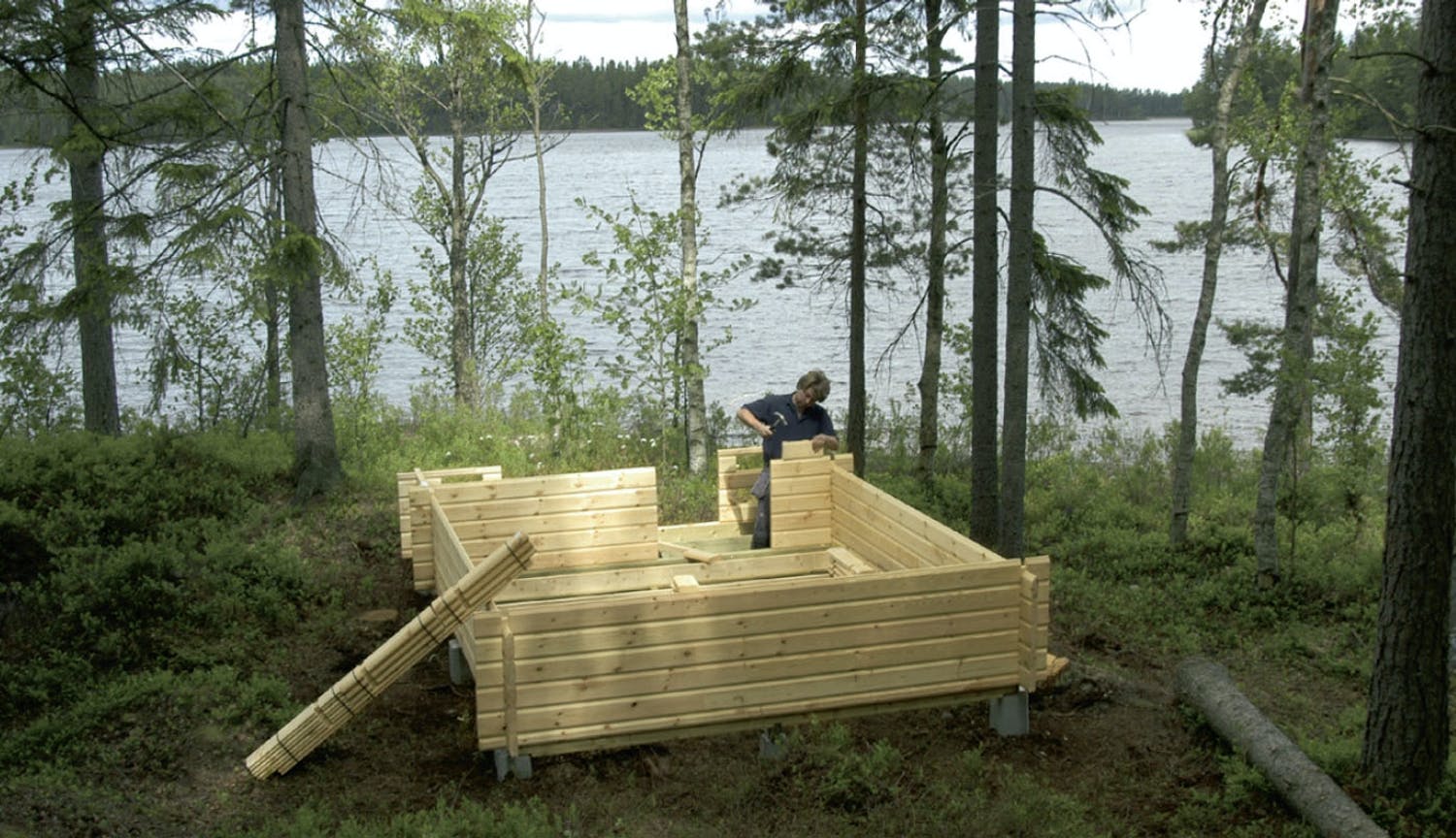 Byg selv hytte som samlesæt Byg selv hytte som samlesæt